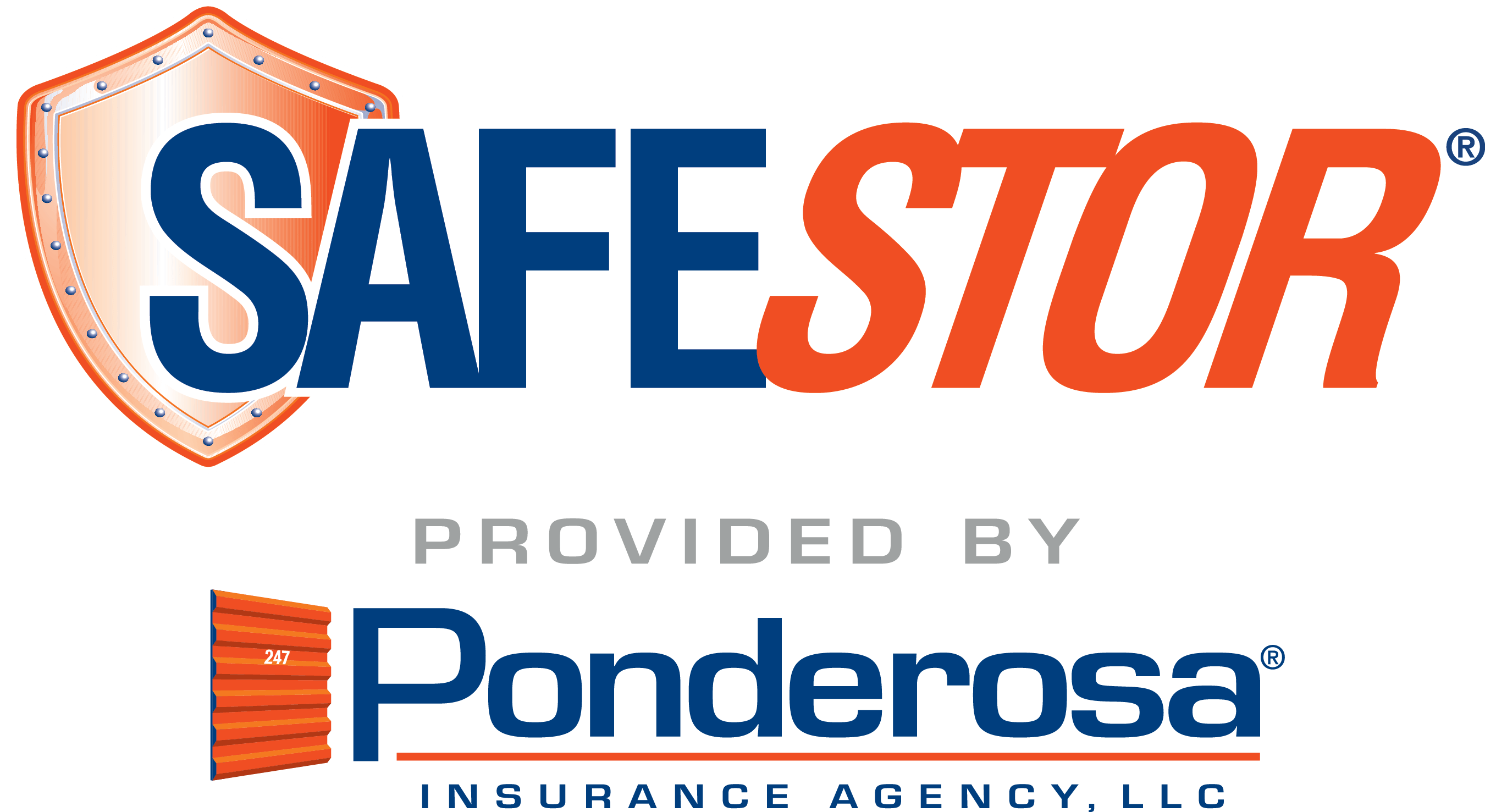 Ponderosa Insurance Agency/Safestor logo